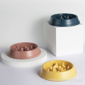 Plastik -Haustier Slow Anti Choke Feeder Bowl